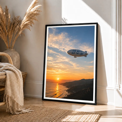 The Sky’s Not The Limit Blimp Wall Art 4
