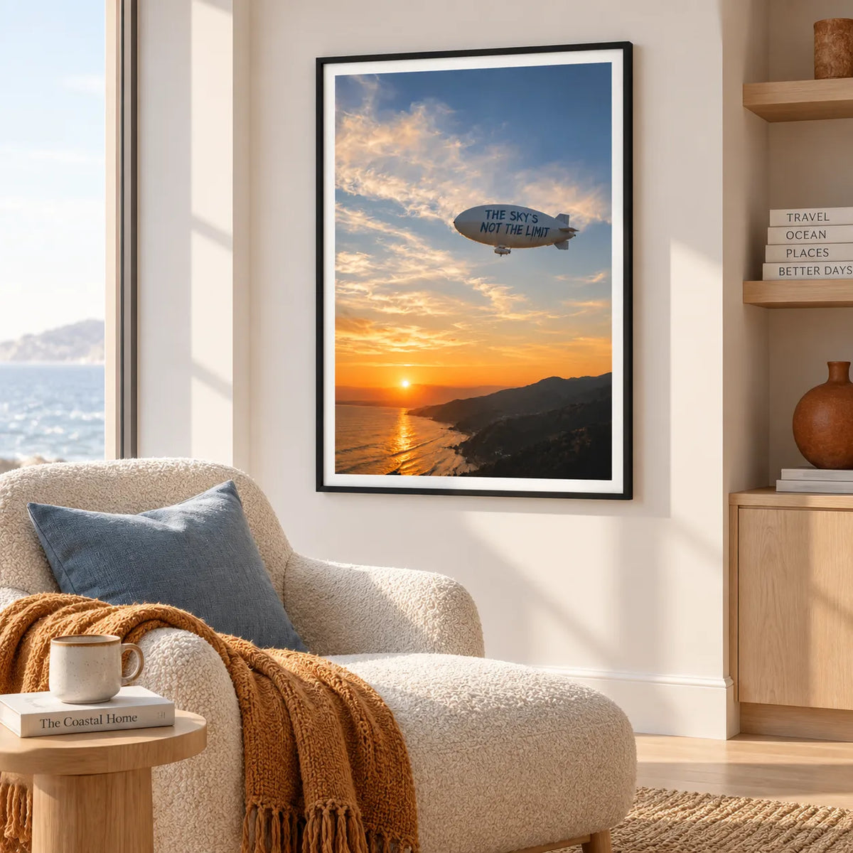 The Sky’s Not The Limit Blimp Wall Art 5
