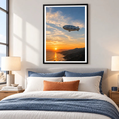 The Sky’s Not The Limit Blimp Wall Art 6