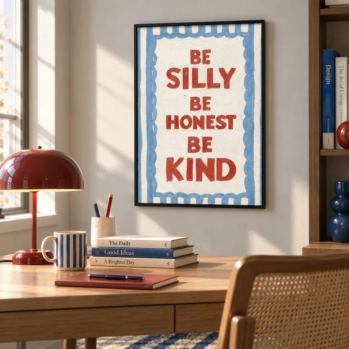 Be Silly Be Honest Be Kind Quote Wall Art 6