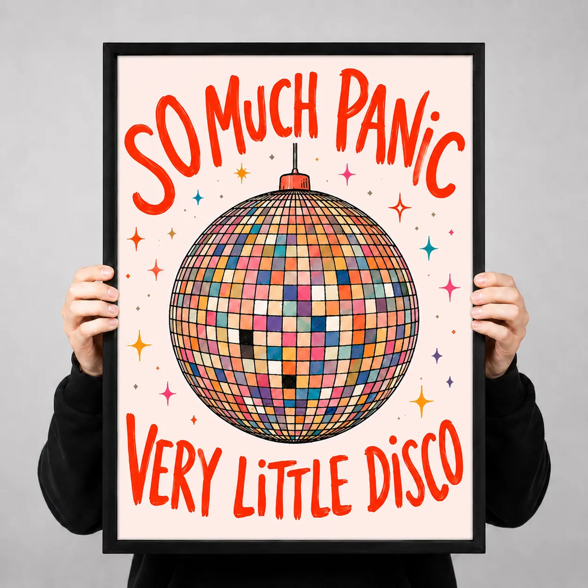 So Much Panic Very Little Disco Wall Art 3