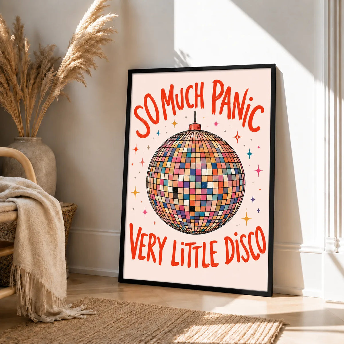 So Much Panic Very Little Disco Wall Art 4