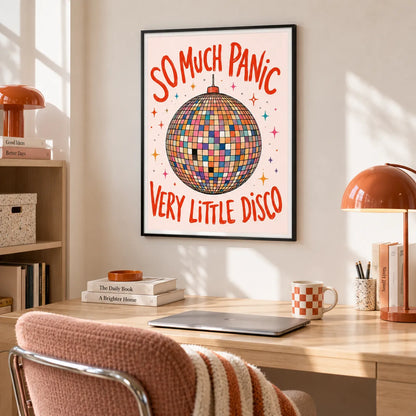 So Much Panic Very Little Disco Wall Art 5