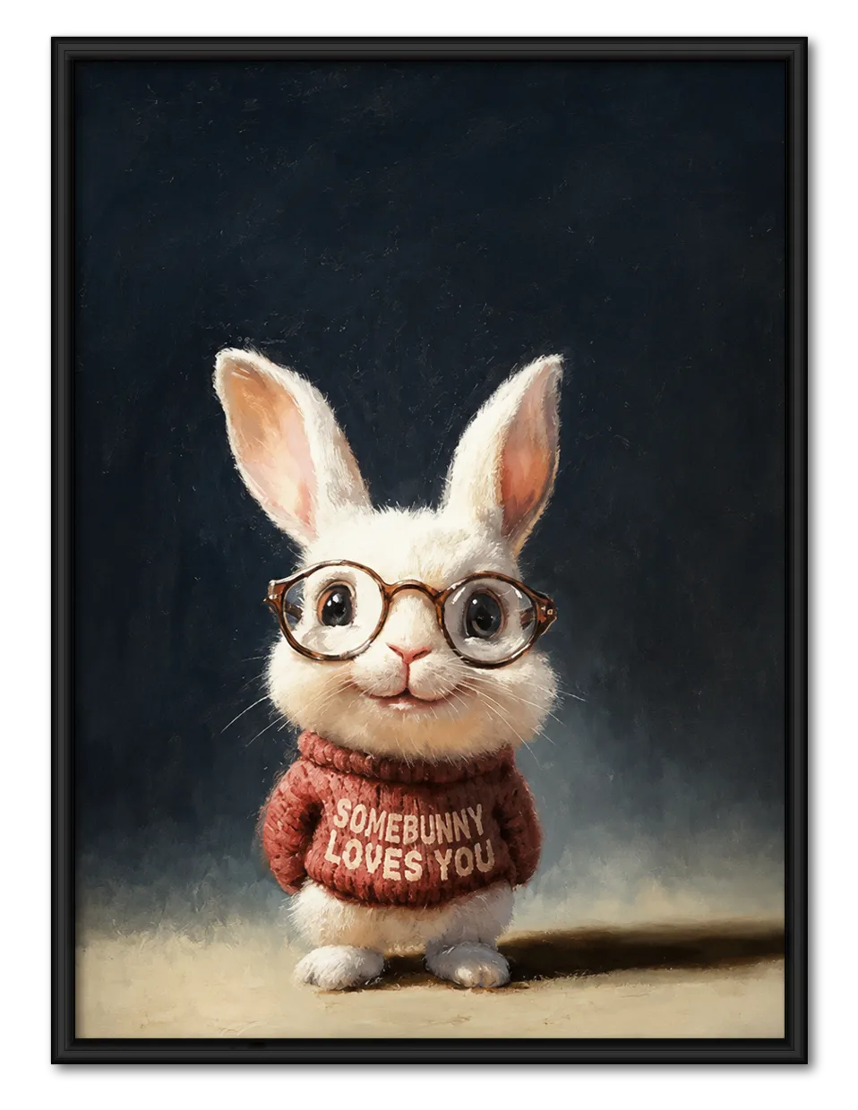Somebunny Loves You Rabbit Wall Art 1