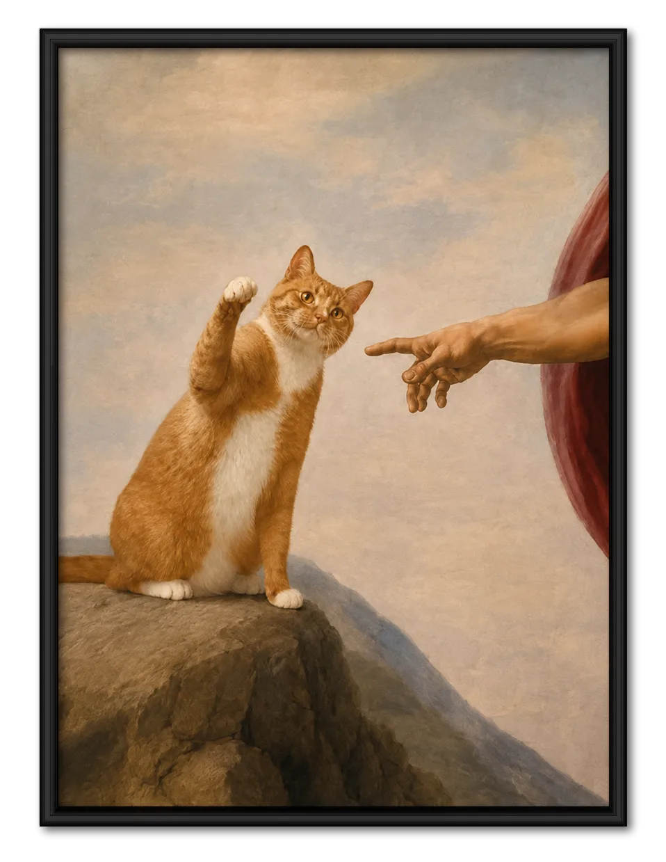 Creation of Cat Paw Wall Art 1