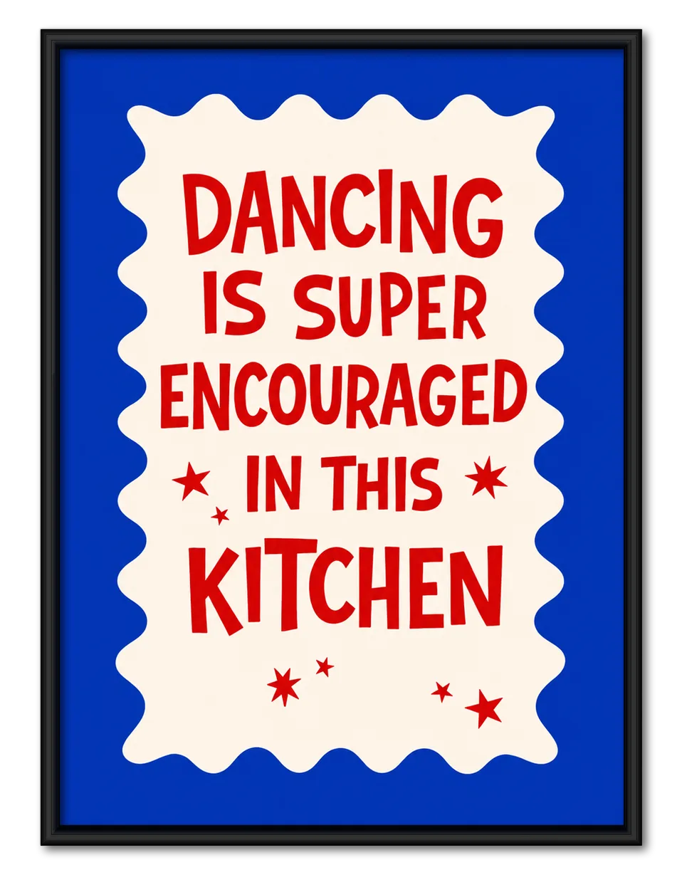 Dancing Is Super Encouraged In This Kitchen Wall Art 1
