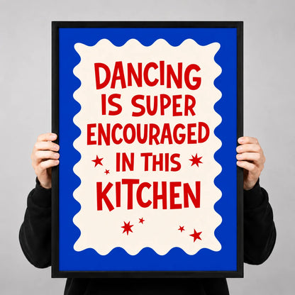 Dancing Is Super Encouraged In This Kitchen Wall Art 3
