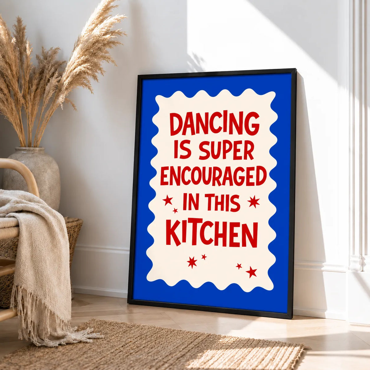 Dancing Is Super Encouraged In This Kitchen Wall Art 4