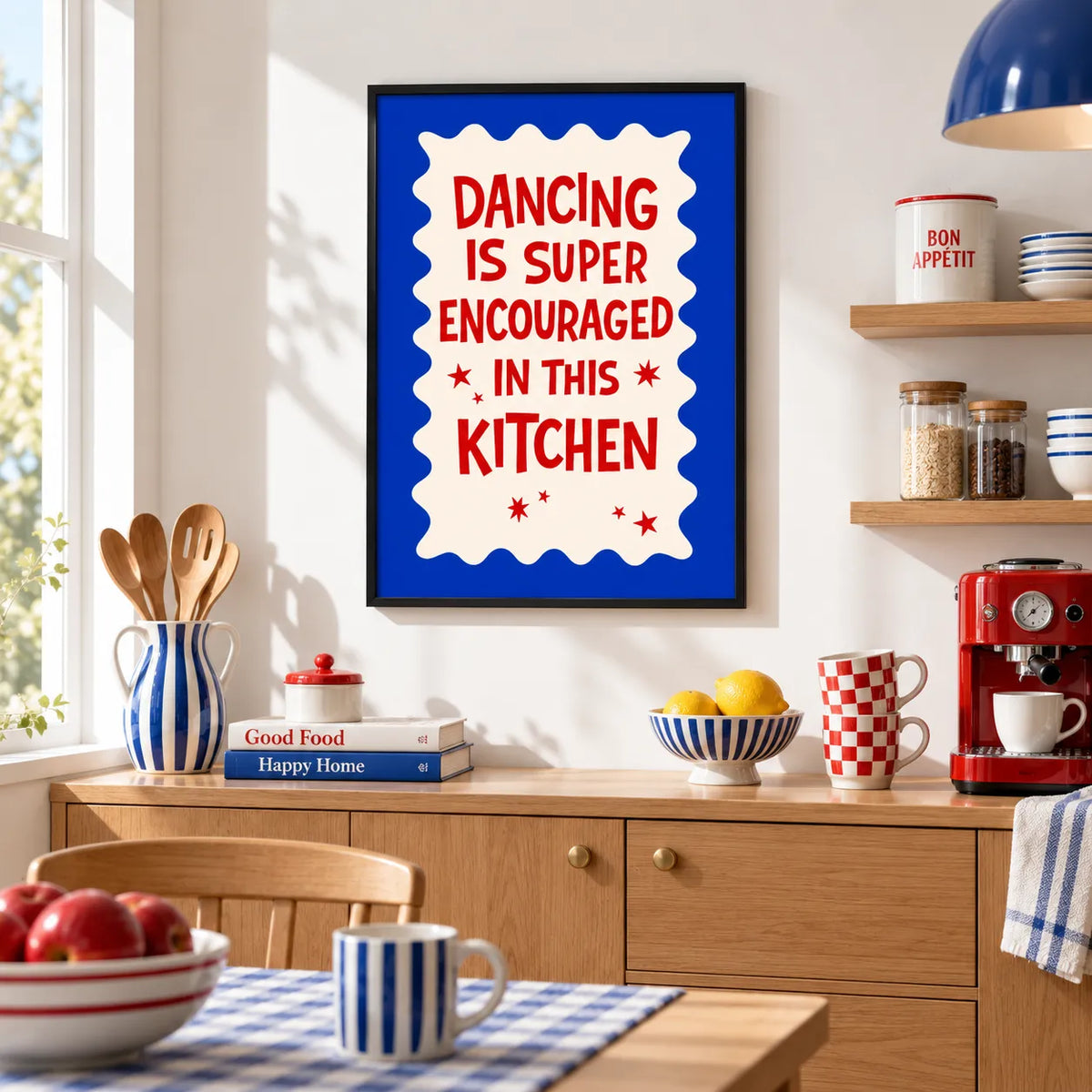 Dancing Is Super Encouraged In This Kitchen Wall Art 5