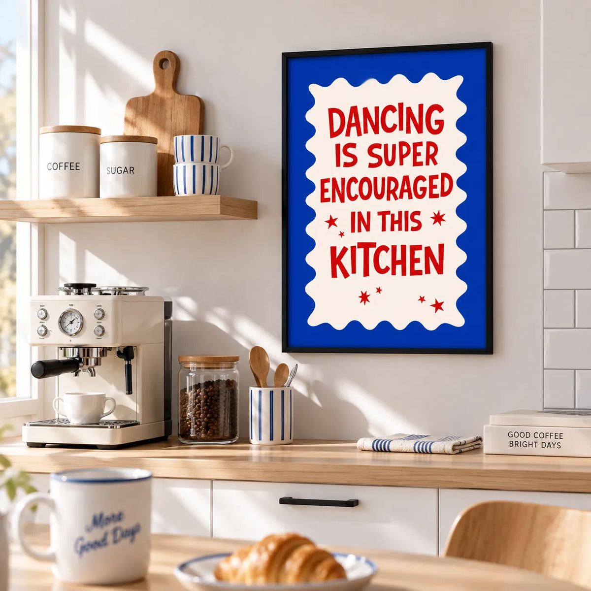 Dancing Is Super Encouraged In This Kitchen Wall Art 6