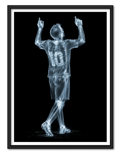 X-Ray Football Player Celebration Wall Art 1