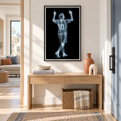 X-Ray Football Player Celebration Wall Art 4