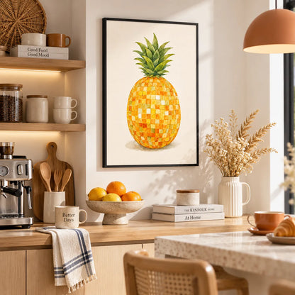 Disco Pineapple Botanical Wall Art 4