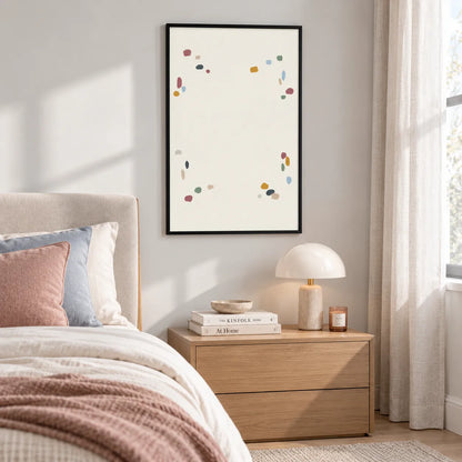Minimal Color Dots Abstract Wall Art 3
