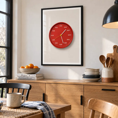 Now Is The Time Clock Wall Art 2