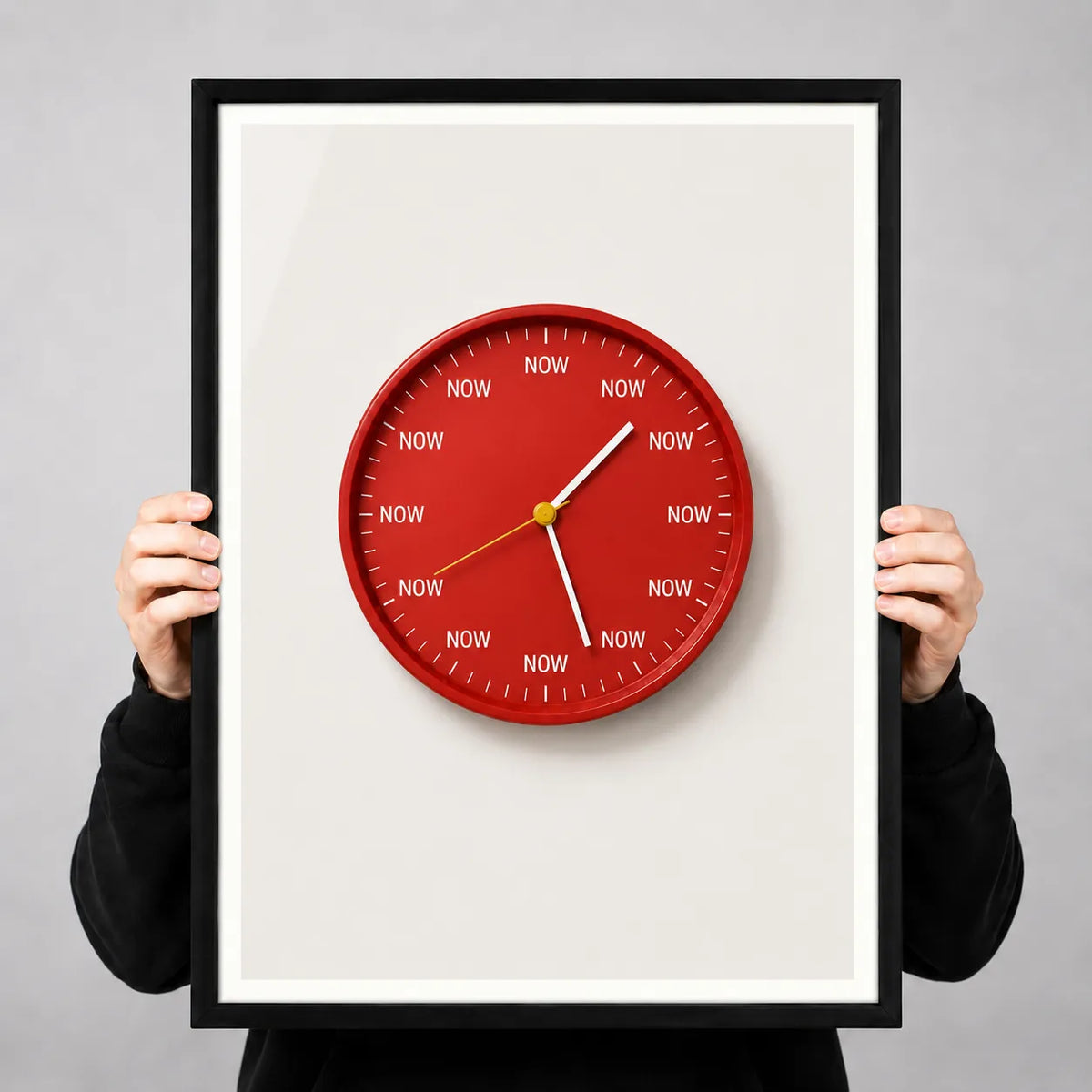 Now Is The Time Clock Wall Art 3