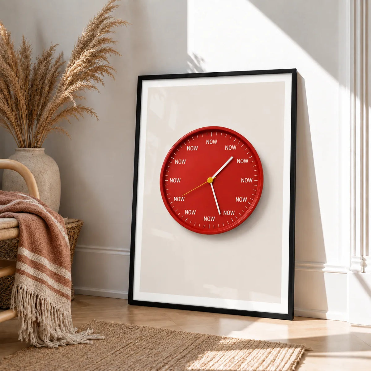 Now Is The Time Clock Wall Art 4