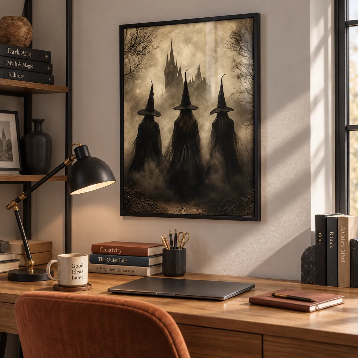 Three Witches Dark Castle Wall Art 5