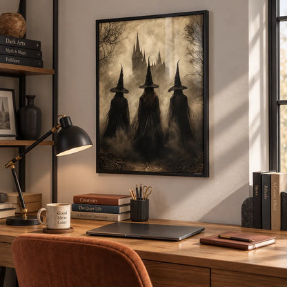 Three Witches Dark Castle Wall Art 5