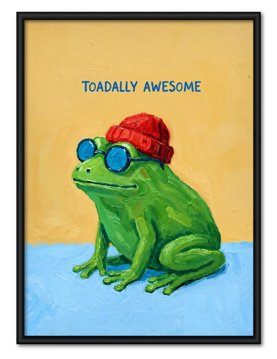 Toadally Awesome Frog Wall Art 1
