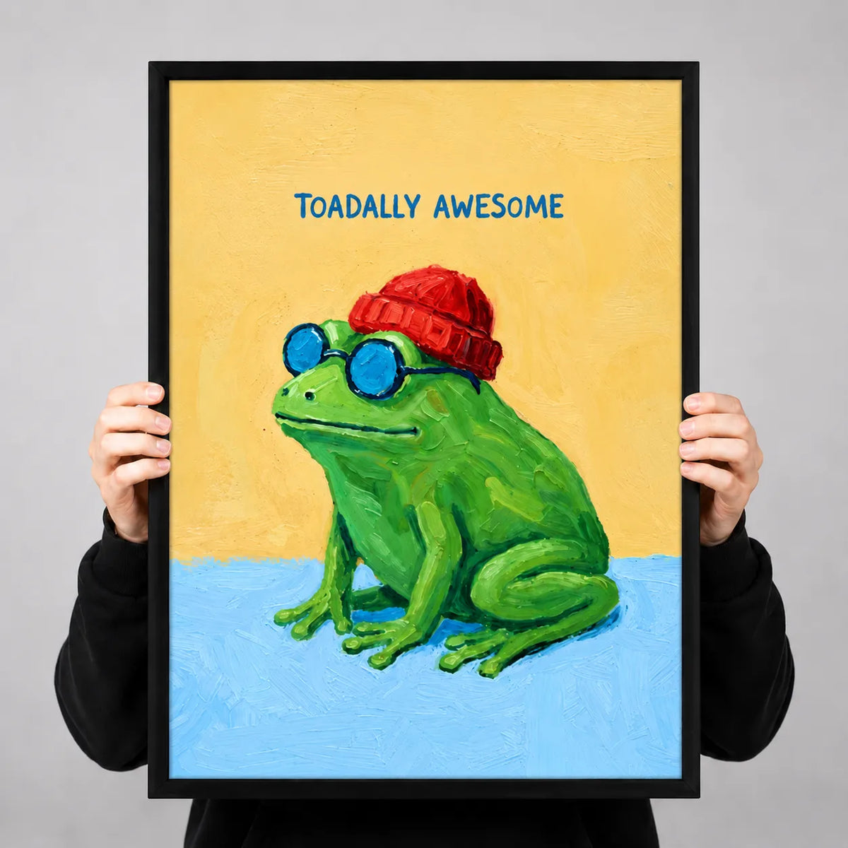 Toadally Awesome Frog Wall Art 3