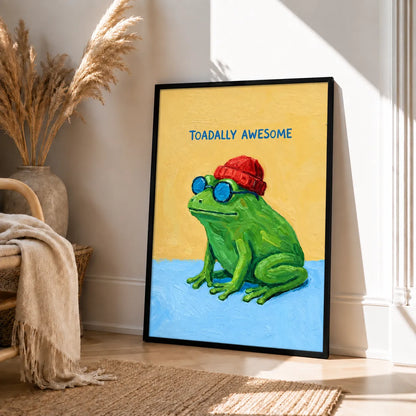 Toadally Awesome Frog Wall Art 4