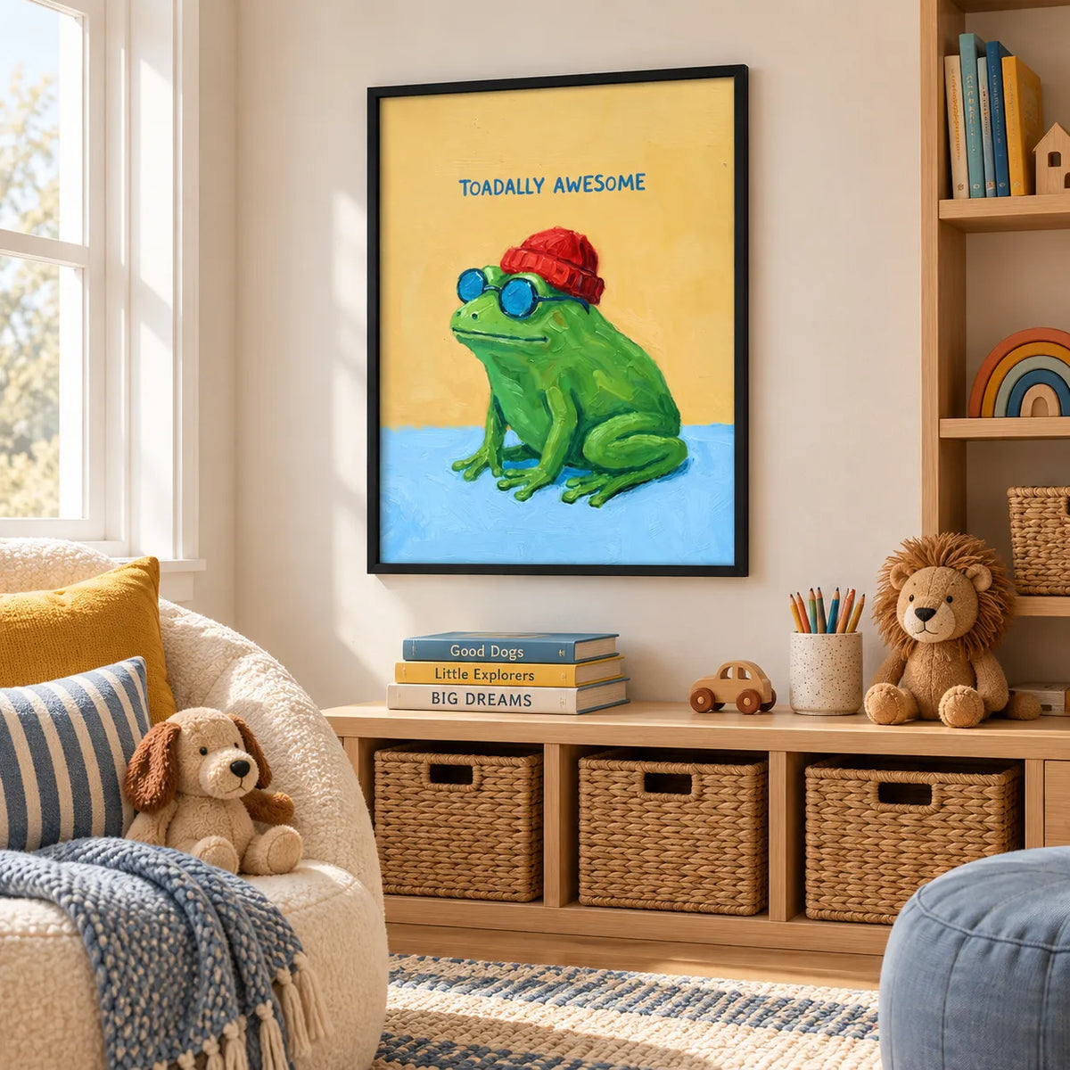 Toadally Awesome Frog Wall Art 6