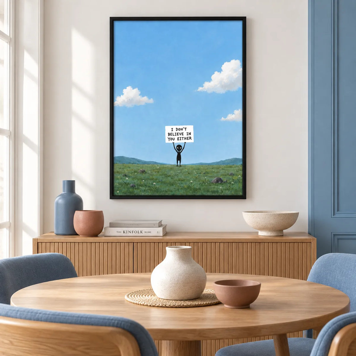 I Don’t Believe In You Either Alien Wall Art 5
