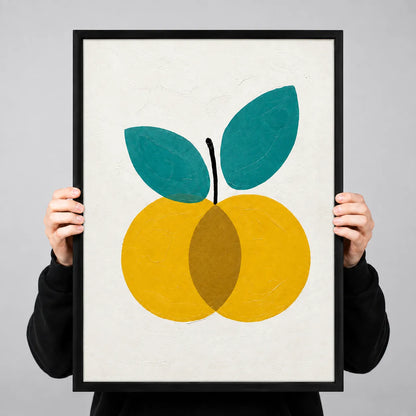 Minimal Yellow Fruit Botanical Wall Art 3