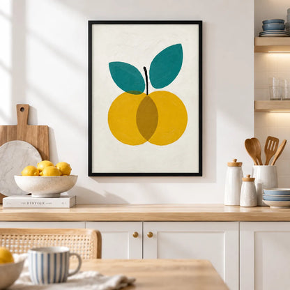 Minimal Yellow Fruit Botanical Wall Art 6