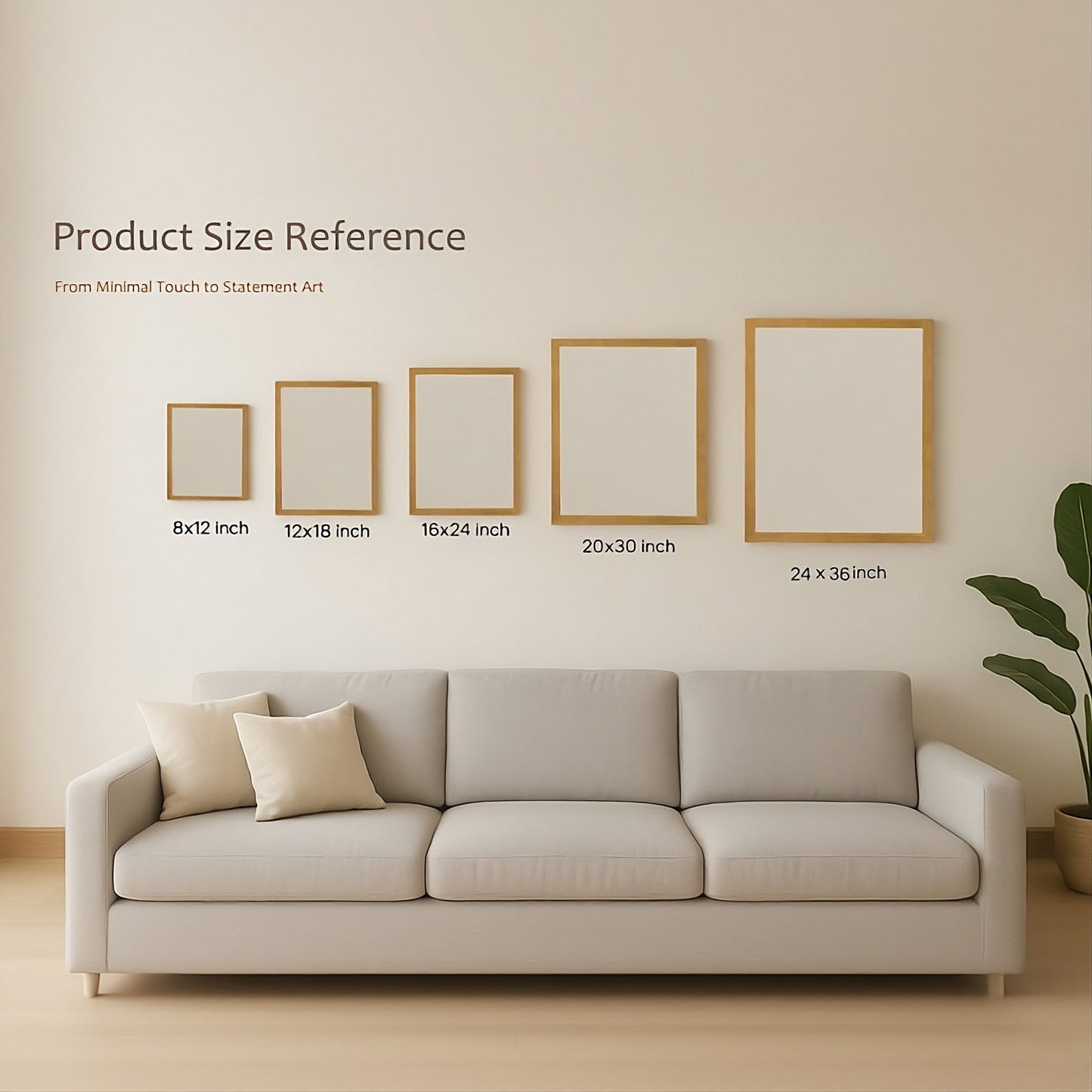 The Tree-Lined Little Shop 鈥?Charming Boutique Street Scene Wall Art on Natural Wood Canvas | W069