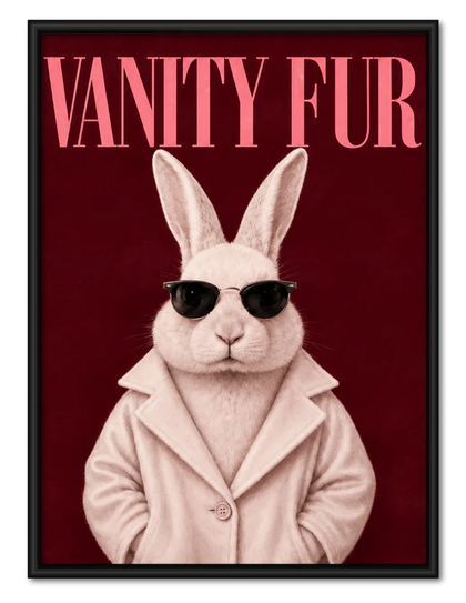 Vanity Fur Rabbit Wall Art