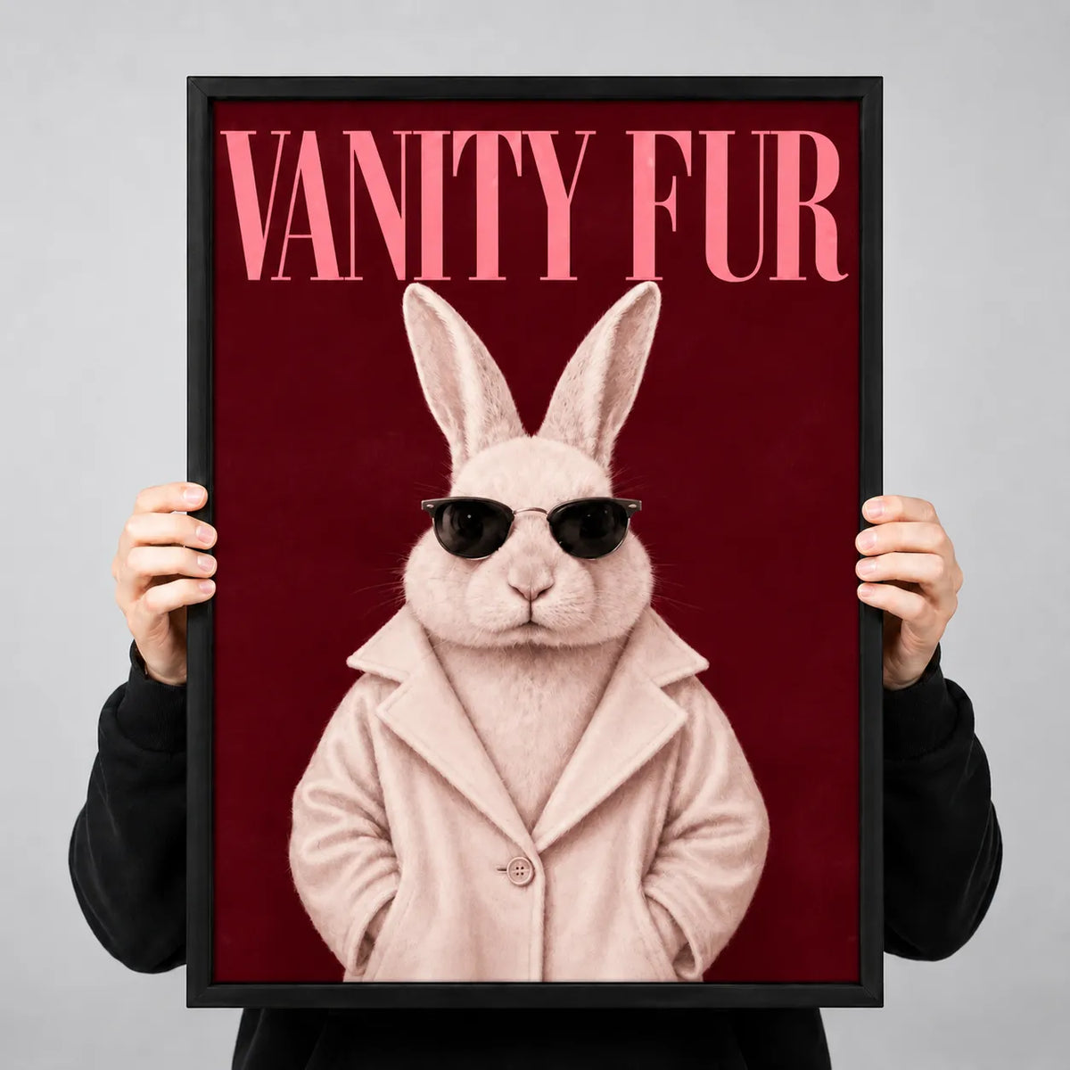 Vanity Fur Rabbit Wall Art 3