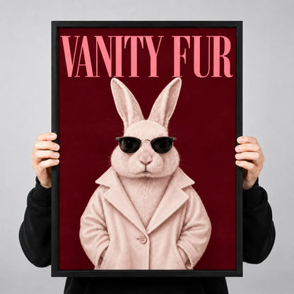 Vanity Fur Rabbit Wall Art 3