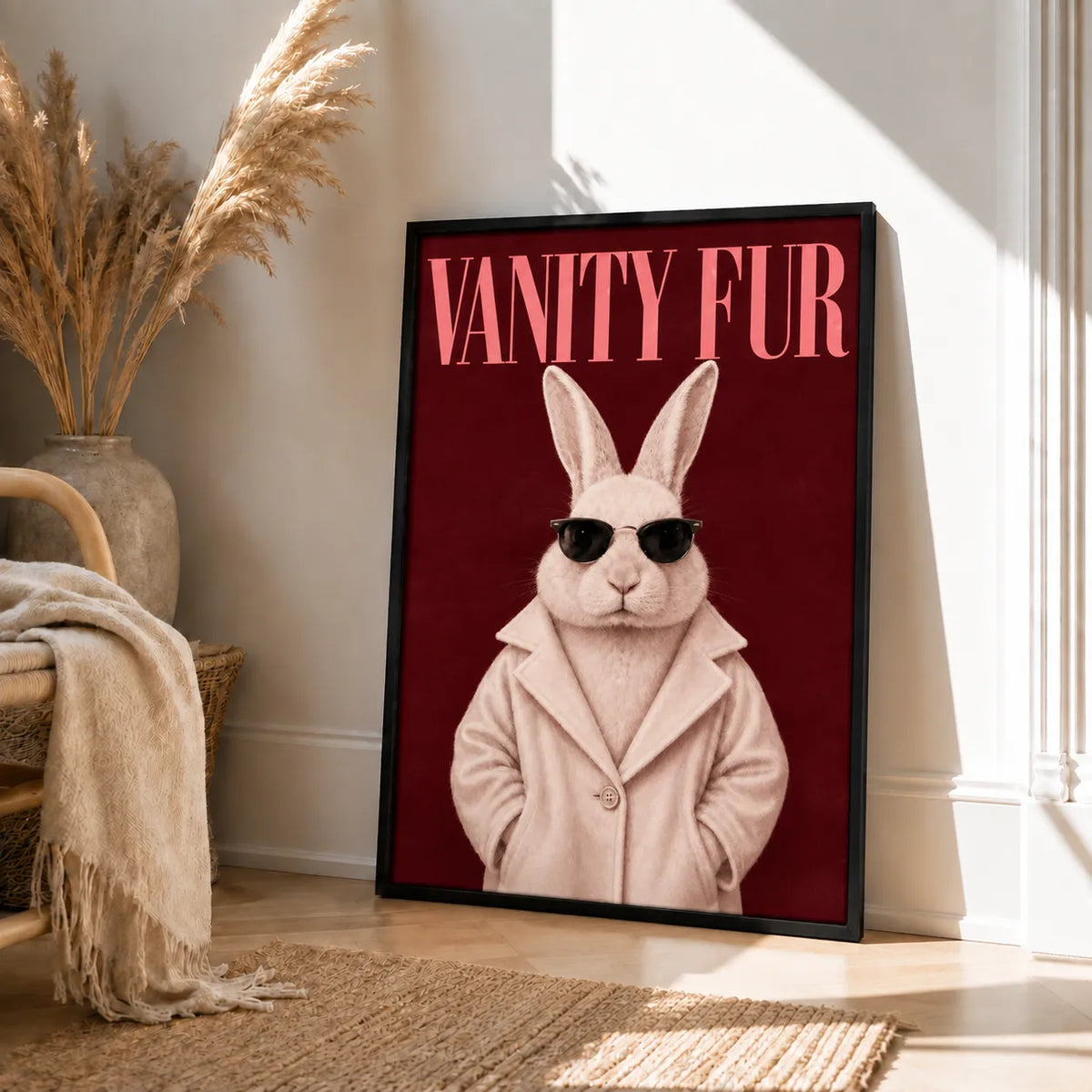 Vanity Fur Rabbit Wall Art 4