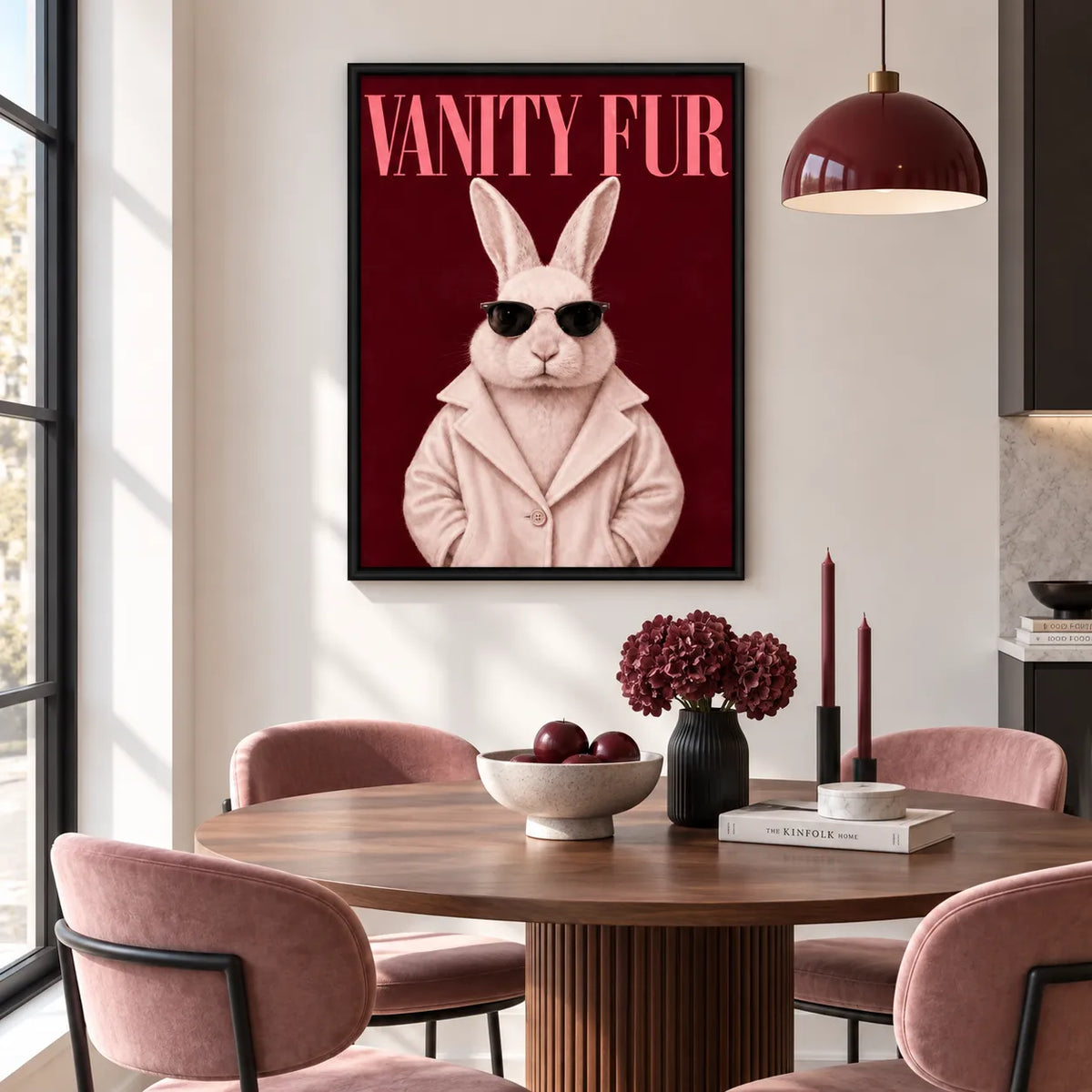 Vanity Fur Rabbit Wall Art 5
