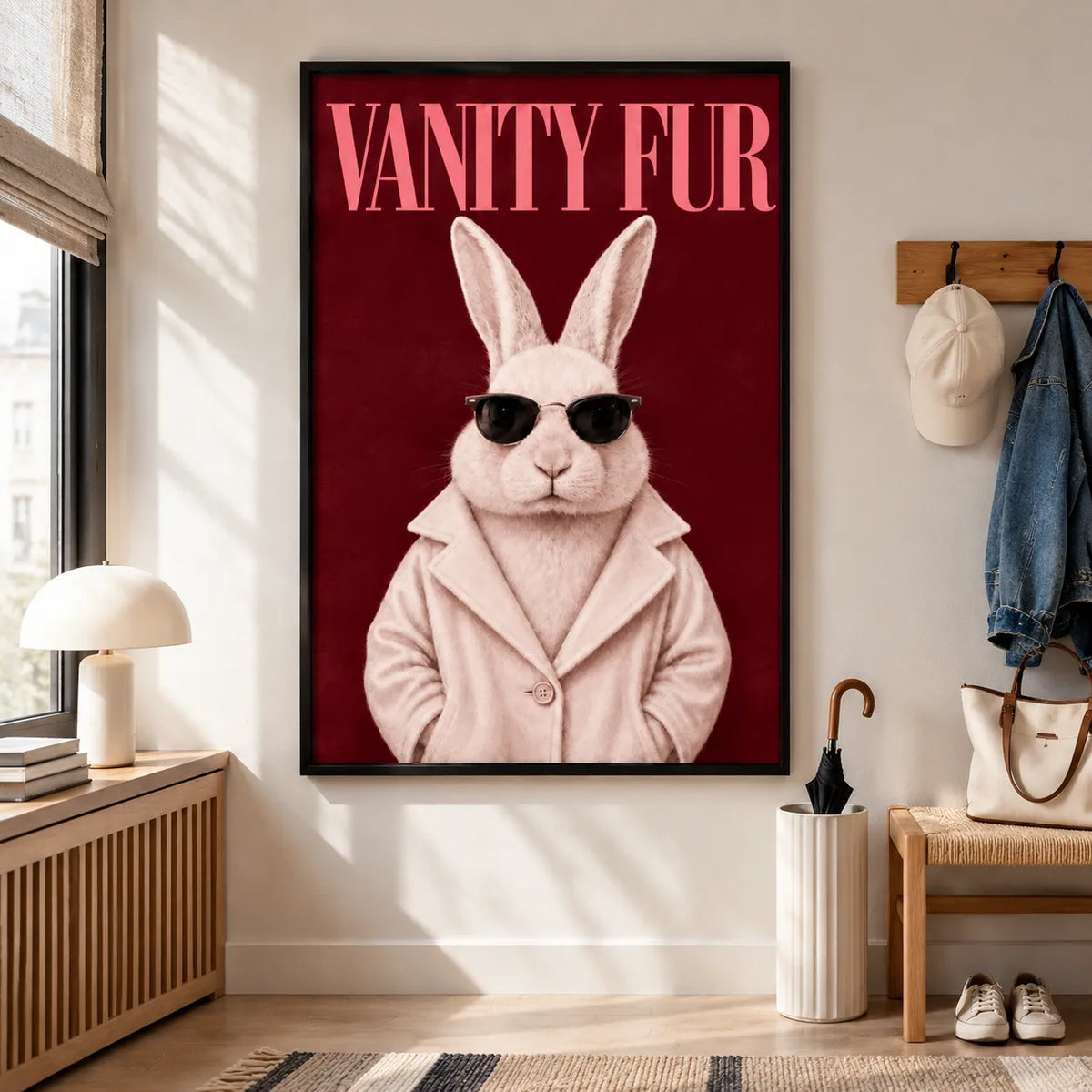 Vanity Fur Rabbit Wall Art 6