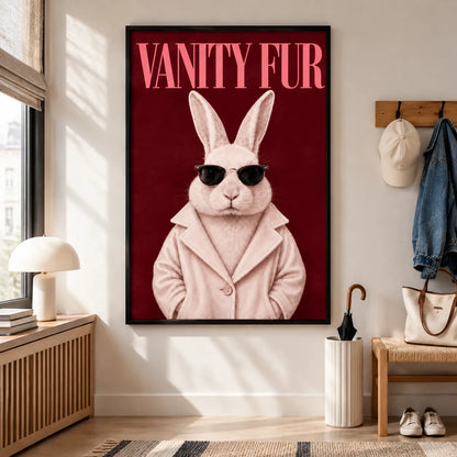 Vanity Fur Rabbit Wall Art 6