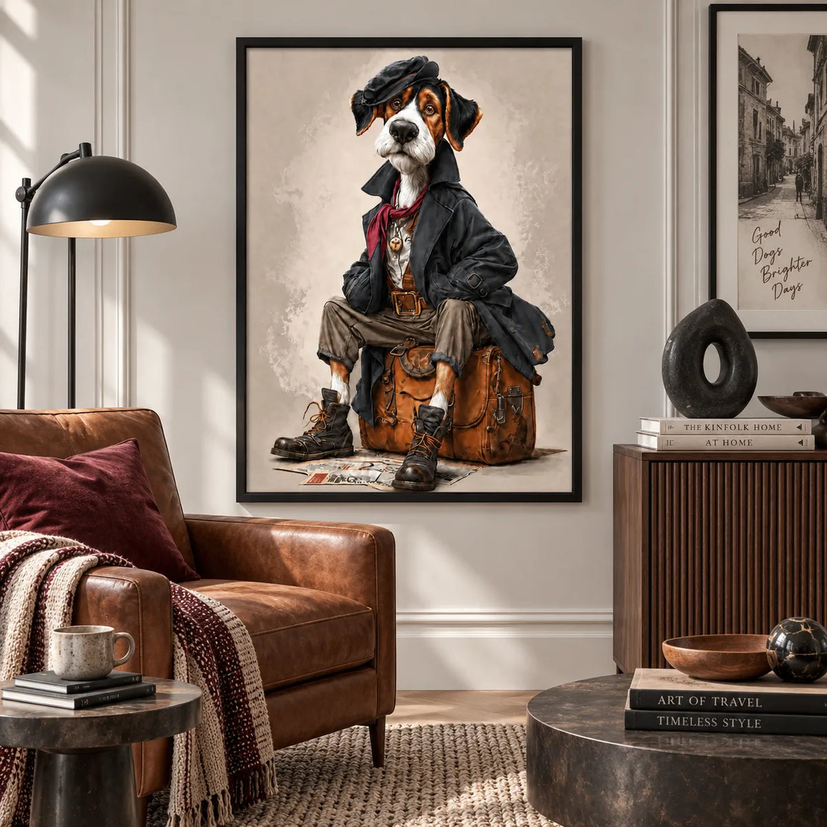 Adventurer Dog Character Wall Art 2