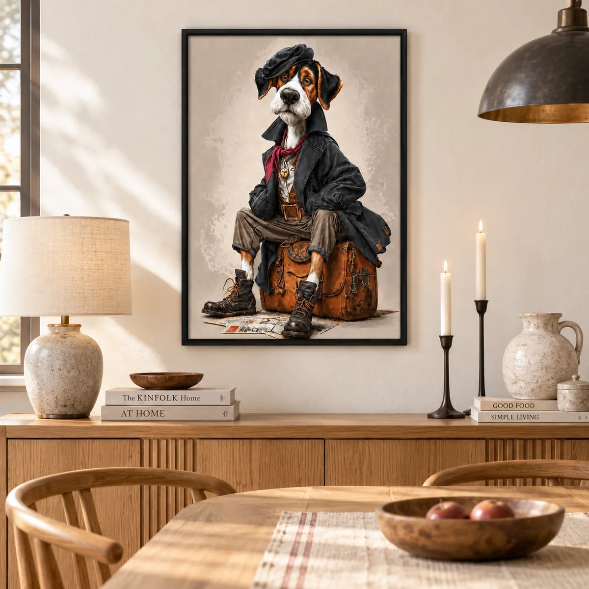 Adventurer Dog Character Wall Art 5