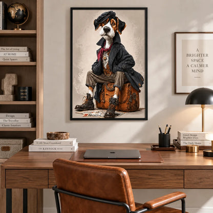 Adventurer Dog Character Wall Art 6
