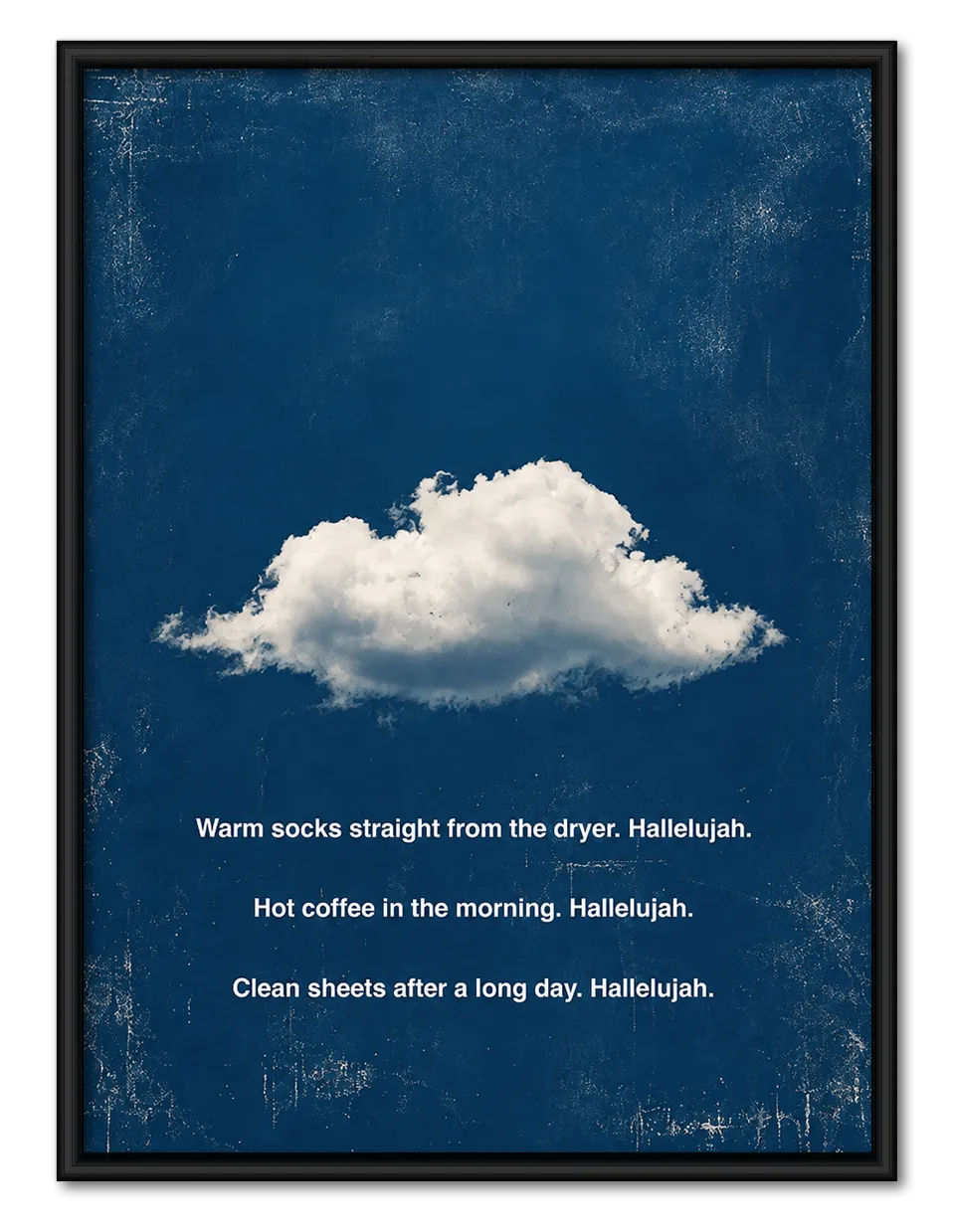 Everyday Hallelujah Quote Wall Art 1