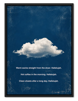 Everyday Hallelujah Quote Wall Art