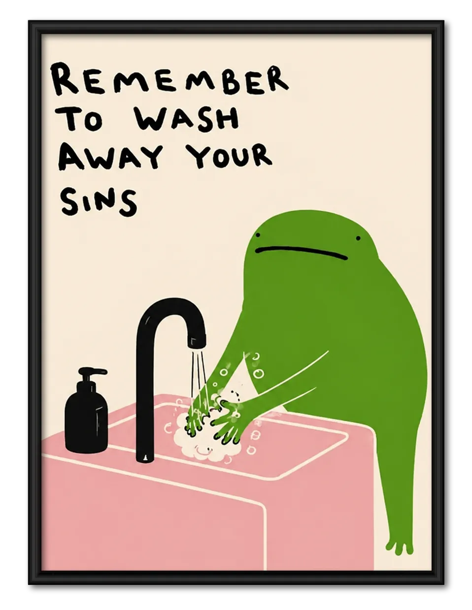 Wash Away Your Sins Wall Art 1