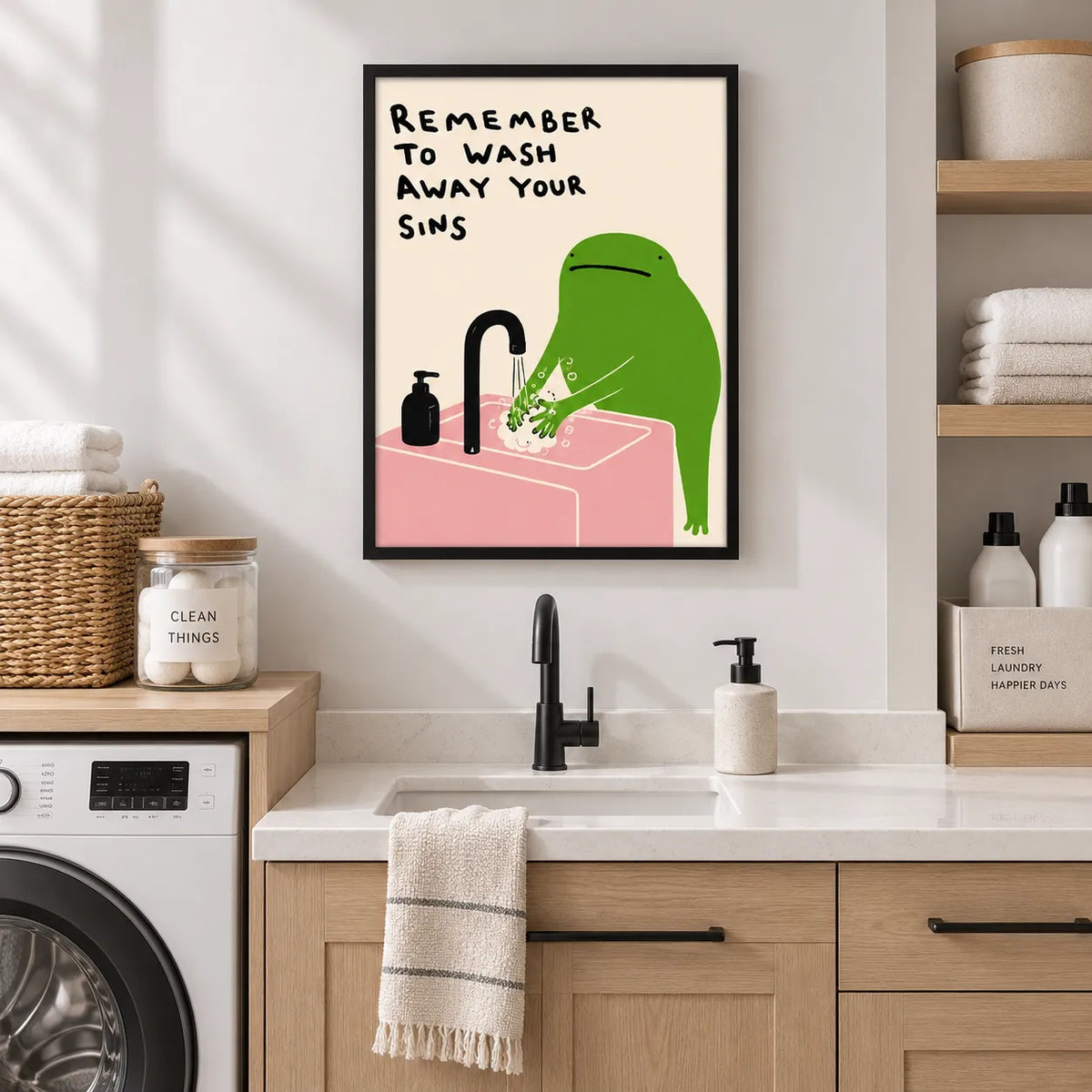 Wash Away Your Sins Wall Art 2
