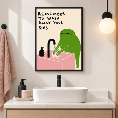 Wash Away Your Sins Wall Art 5