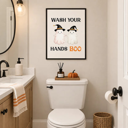 Wash Your Hands Boo Wall Art 5