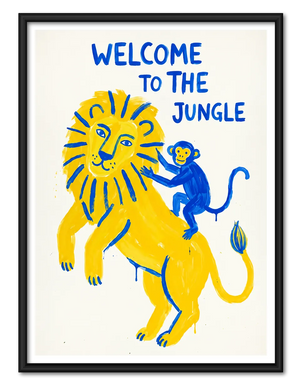 Welcome to the Jungle Animal Wall Art