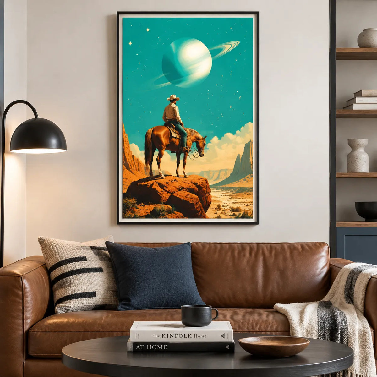 Cosmic Cowboy Desert Wall Art 6