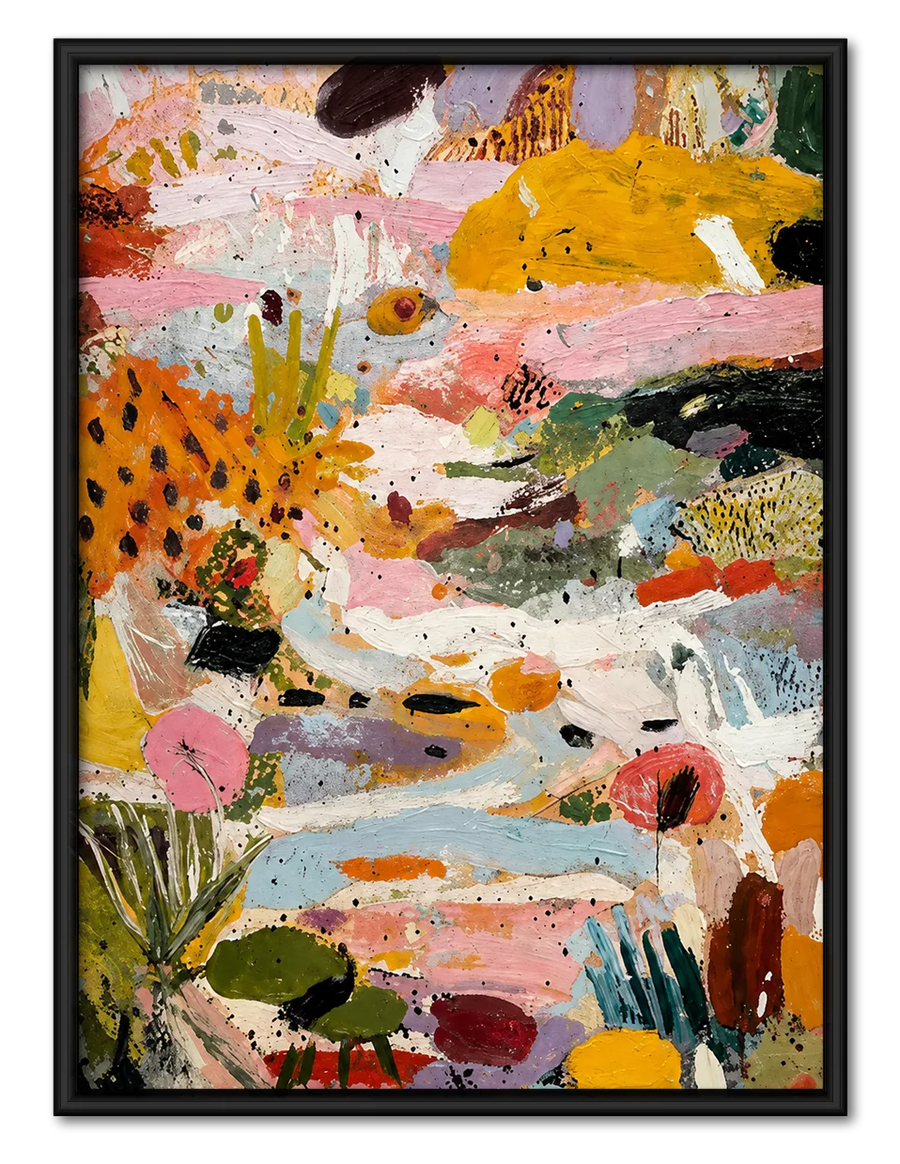 Colorful Abstract Garden Wall Art